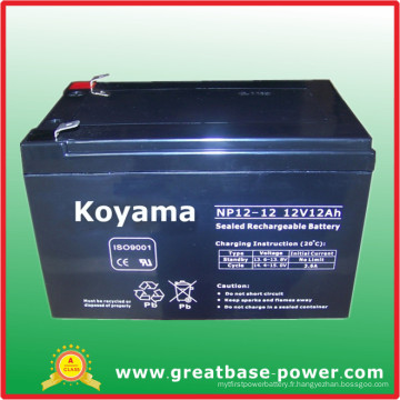 Batterie rechargeable d&#39;accumulateurs au plomb 12V 12ah